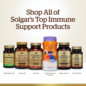 Solgar Vitamine C 500 mg avec Églantier - comprimés dans un verre