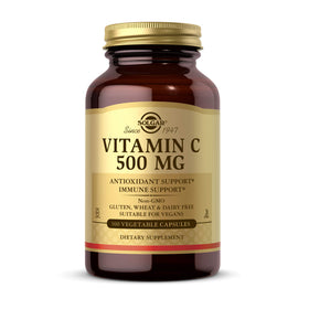 Solgar Vitamine C 500 mg Capsules Végétales - vue de face
