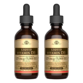 Solgar Vitamine D3 125 mcg 2 fl oz vue avant