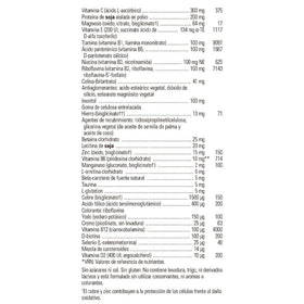 Solgar VM-2000 Multivitamines, détails des ingrédients