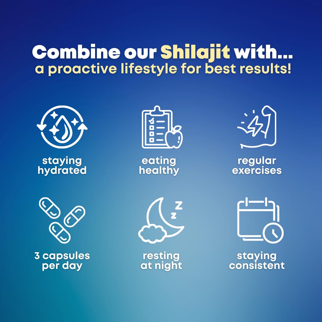 SOLNUVI Shilajit capsules avec étiquette détaillée