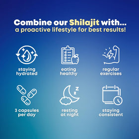 SOLNUVI Shilajit capsules avec étiquette détaillée