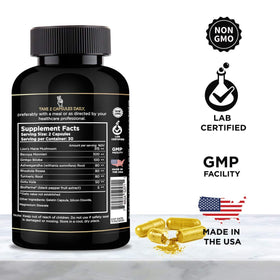 SOLOMON WISDOM Complément Alimentaire Mémoire 60 Capsules avec ingrédients naturels