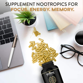 SOLOMON WISDOM Complément Alimentaire Mémoire 60 Capsules et des herbes