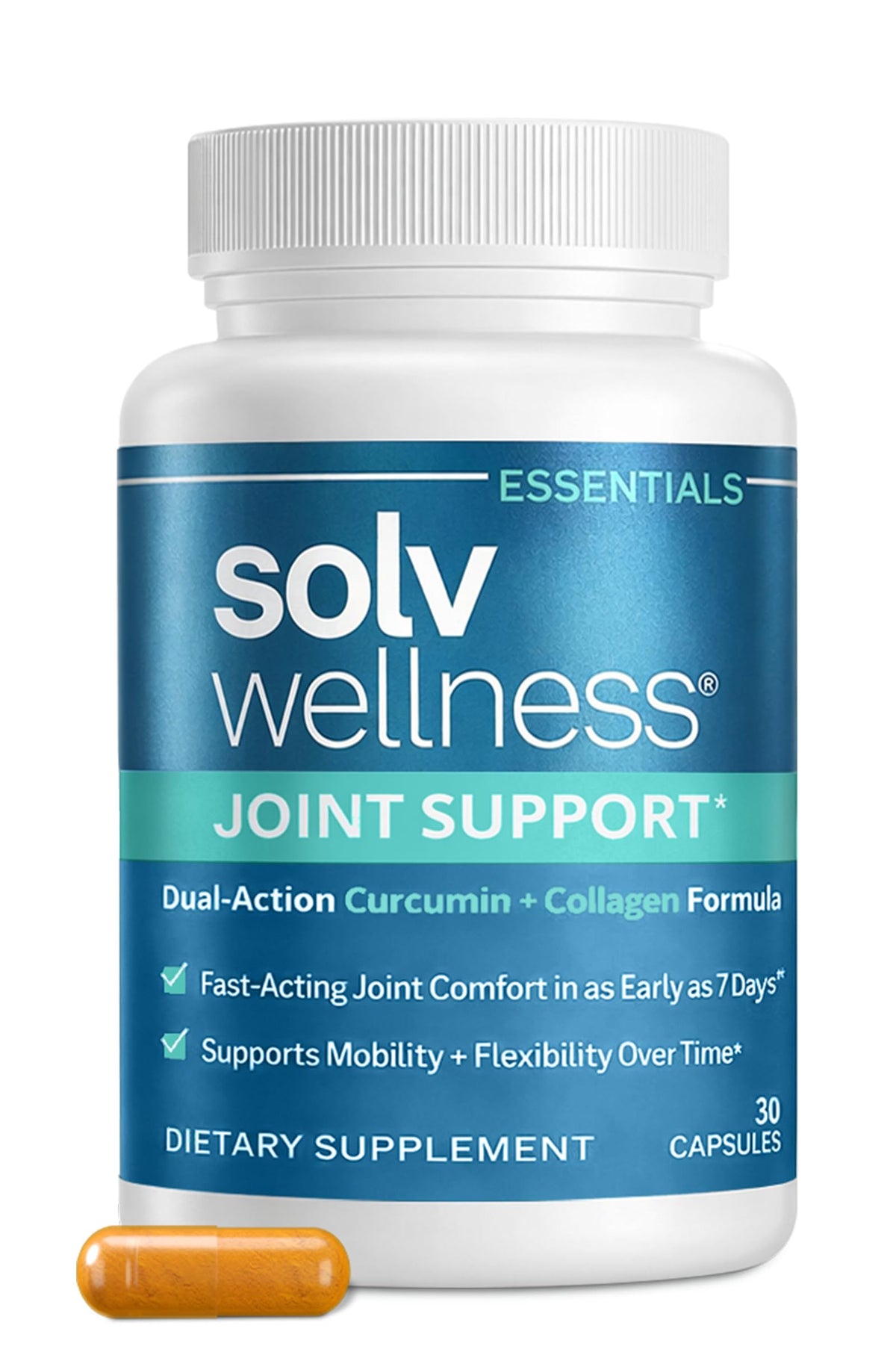 Solv Wellness complément articulaire curcuma vue avant