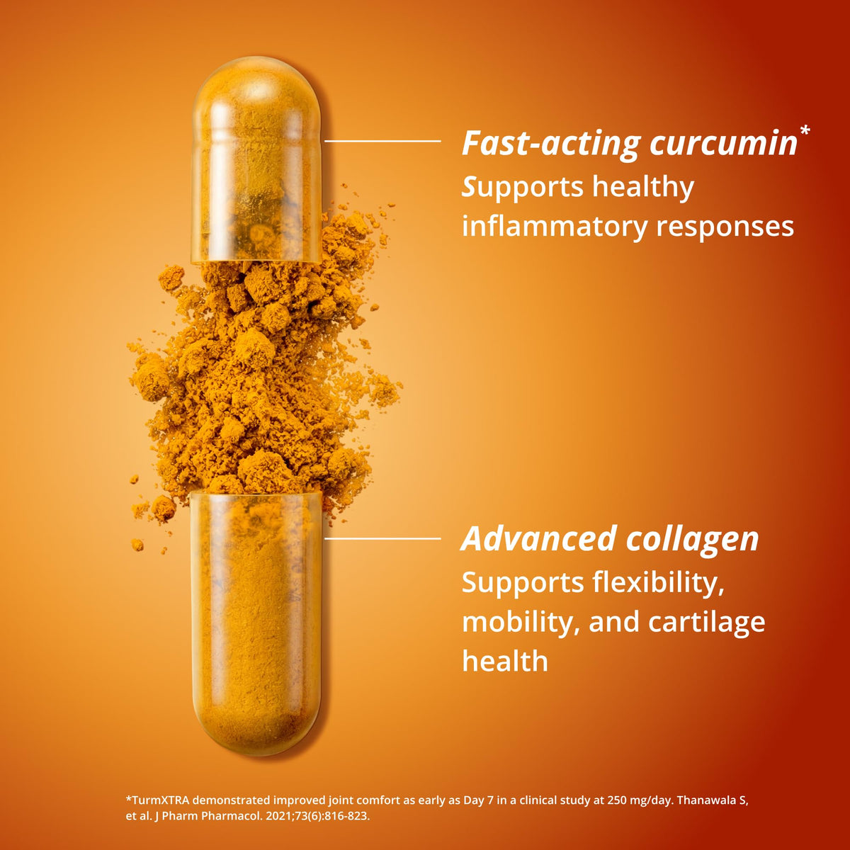 Solv Wellness complément articulaire curcuma vue latérale