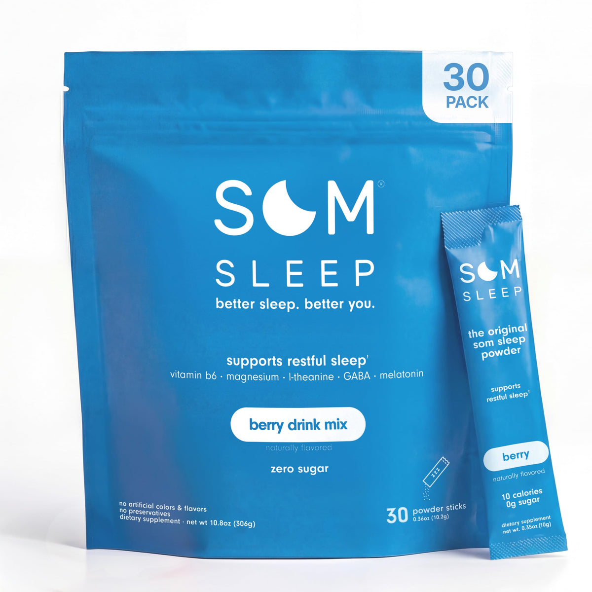 Som Sleep Poudre de Sommeil 30 Sachets vue de face