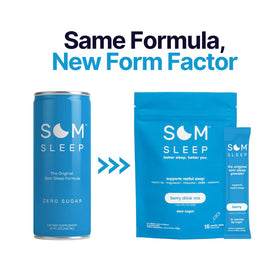 Som Sleep Poudre de Sommeil en sachets sur fond blanc