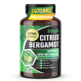SOTALIX Citrus Bergamot 1470 mg vue de face avec capsules à l'intérieur