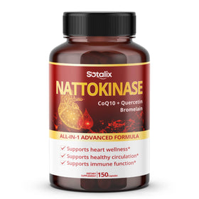SOTALIX Nattokinase 150 capsules flacon avant vue