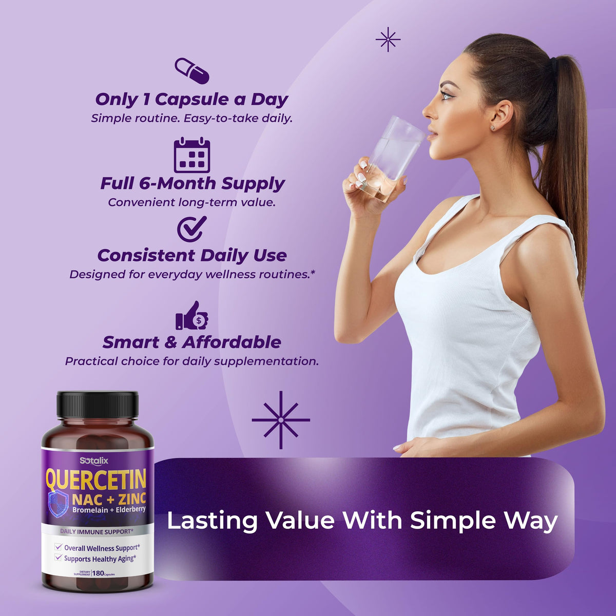 SOTALIX Quercétine 300 mg capsules végétales