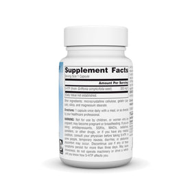 Source Naturals 5-HTP 200 mg 60 capsules vue arrière