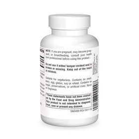 Source Naturals Acetyl L-Carnitine 500mg comprimés ouverts montrant la taille