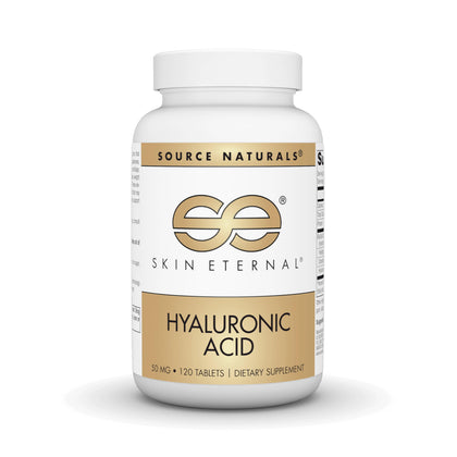 Source Naturals Acide Hyaluronique 50mg 120 comprimés vue avant
