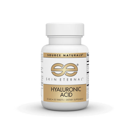 Source Naturals Acide Hyaluronique 50mg 30 comprimés vue avant