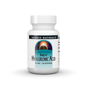 Source Naturals Acide Hyaluronique Injuv 70mg gélules molles vue de face