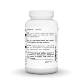 Source Naturals Acide Pantothénique B5 500 mg 100 Comprimés - taille comparée à une pièce