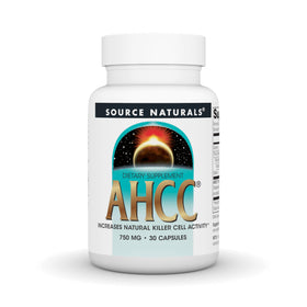 Source Naturals AHCC 750 mg 30 Capsules - vue de face