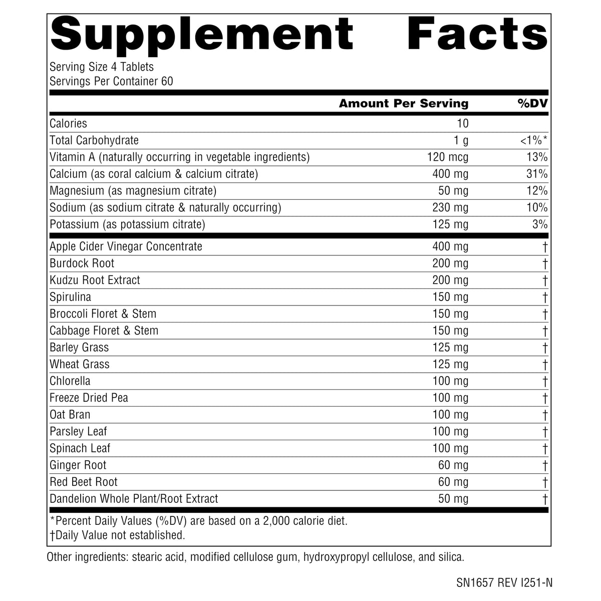 Source Naturals Alkaline Balance 240 Tablettes emballage