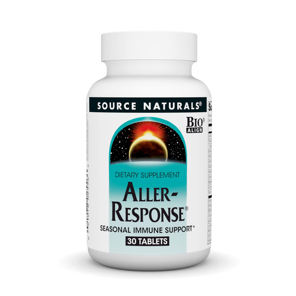 Source Naturals Aller-Response 30 comprimés vue de face