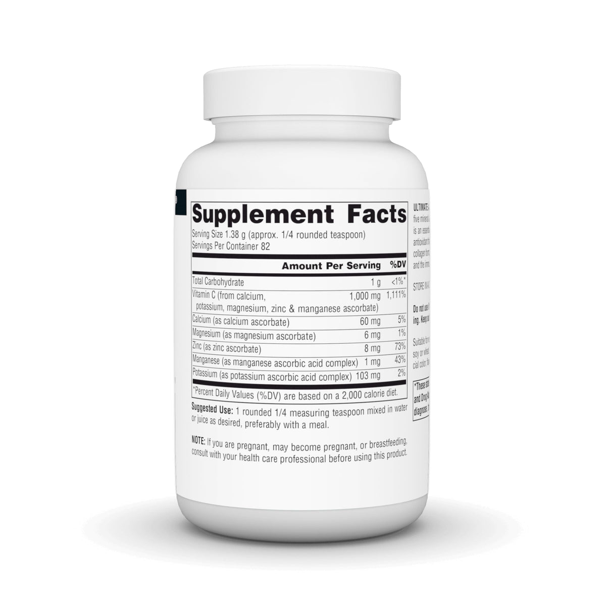 Source Naturals Ascorbate C 4 oz Poudre avec cuillère doseuse