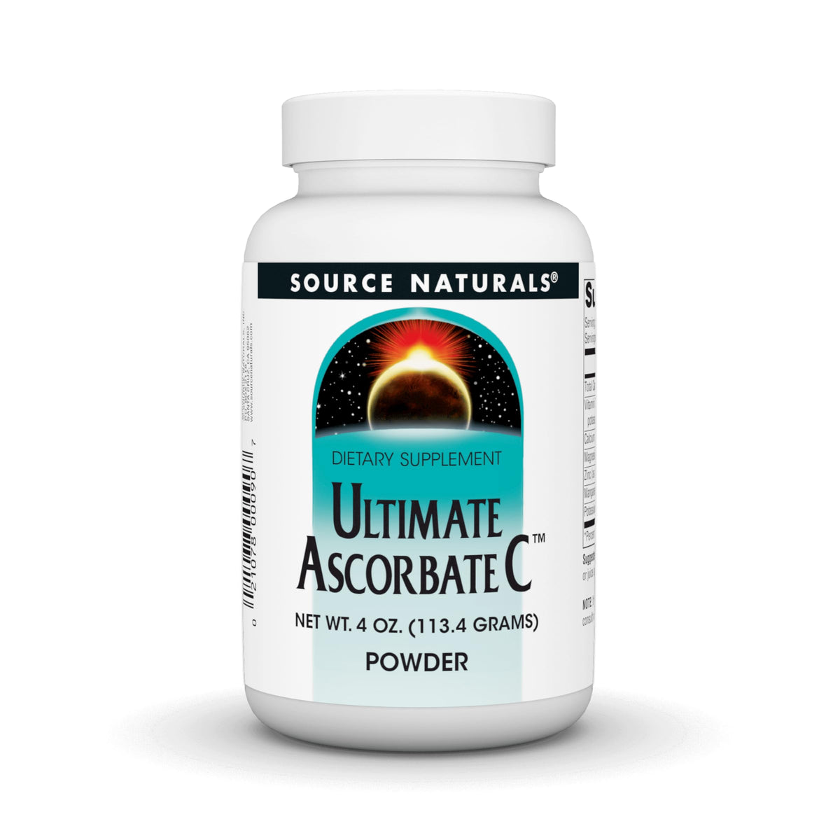 Source Naturals Ascorbate C 4 oz Poudre vue avant
