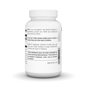 Source Naturals B-2 100 mg comprimés avec une main tenant le flacon