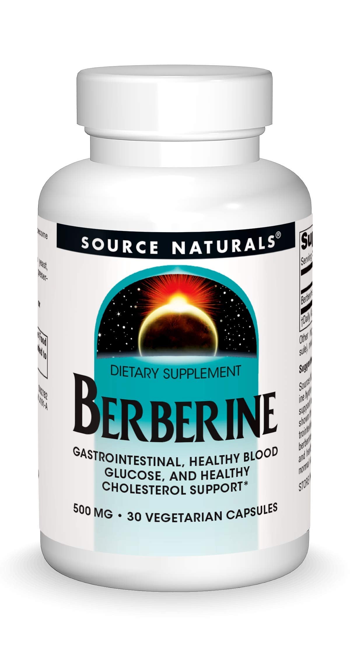 Source Naturals Berberine 500 mg bouteille vue de face
