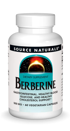 Source Naturals Berberine 500 mg gélules végétariennes vue de face