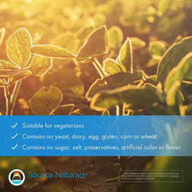 Source Naturals Beta Sitosterol 375mg 240 Tablettes avec un repas