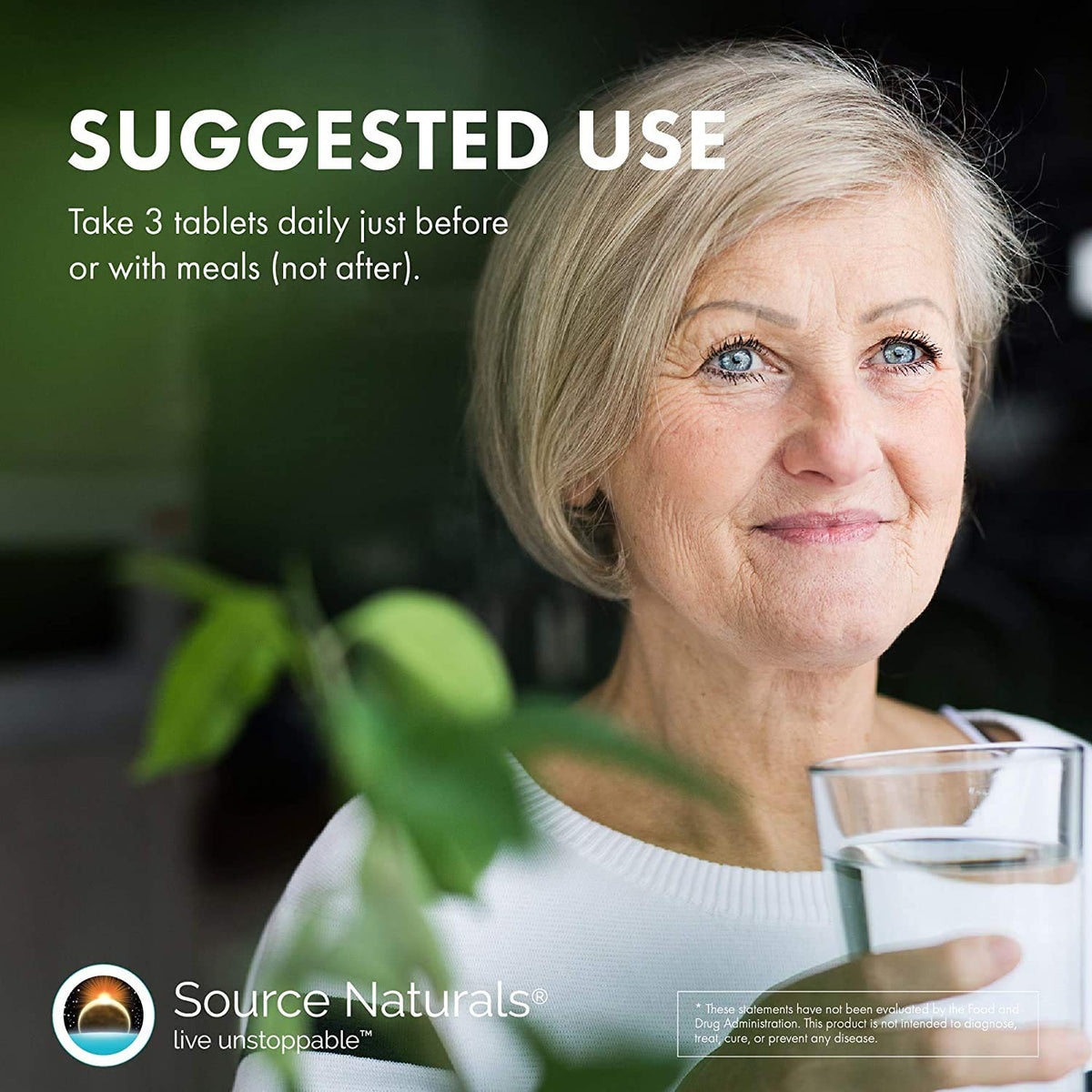 Source Naturals Beta Sitosterol 375mg 240 Tablettes ouvertes et comprimés