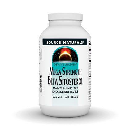 Source Naturals Beta Sitosterol 375mg 240 Tablettes vue avant