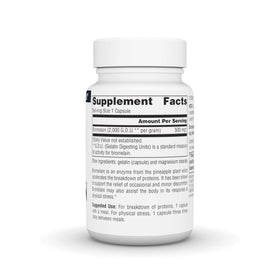 Source Naturals Bromélaïne 500 mg 60 capsules emballage
