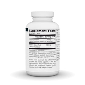 Source Naturals Butcher's Broom 500 mg 250 Tablettes et emballage