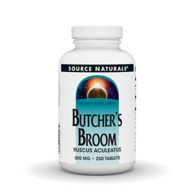 Source Naturals Butcher's Broom 500 mg 250 Tablettes vue avant