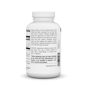 Source Naturals Calcium Citrate 1000 mg 180 comprimés - gros plan sur le comprimé