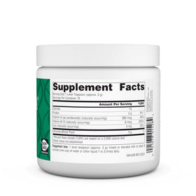 Source Naturals Chlorella Yaeyama 290g étiquette détaillant les ingrédients