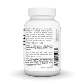 Source Naturals Chondroitin Sulfate label close-up