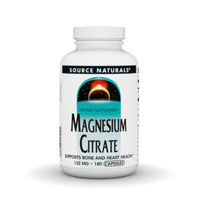 Source Naturals Citrate de Magnésium 133 mg flacon de 180 capsules