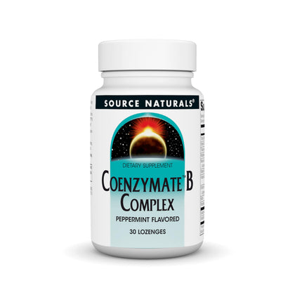 Source Naturals Coenzymate B Complex 30 comprimés à dissoudre, vue avant