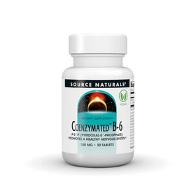 Source Naturals Coenzymated B-6 100 mg boîte avant vue