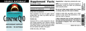 Source Naturals Coenzyme Q10 200 mg gélules souples en main