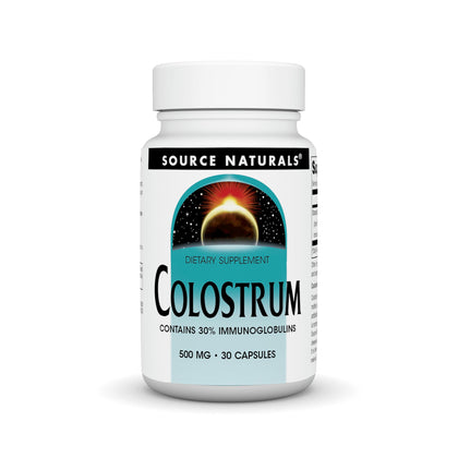 Source Naturals Colostrum 30 capsules vue avant
