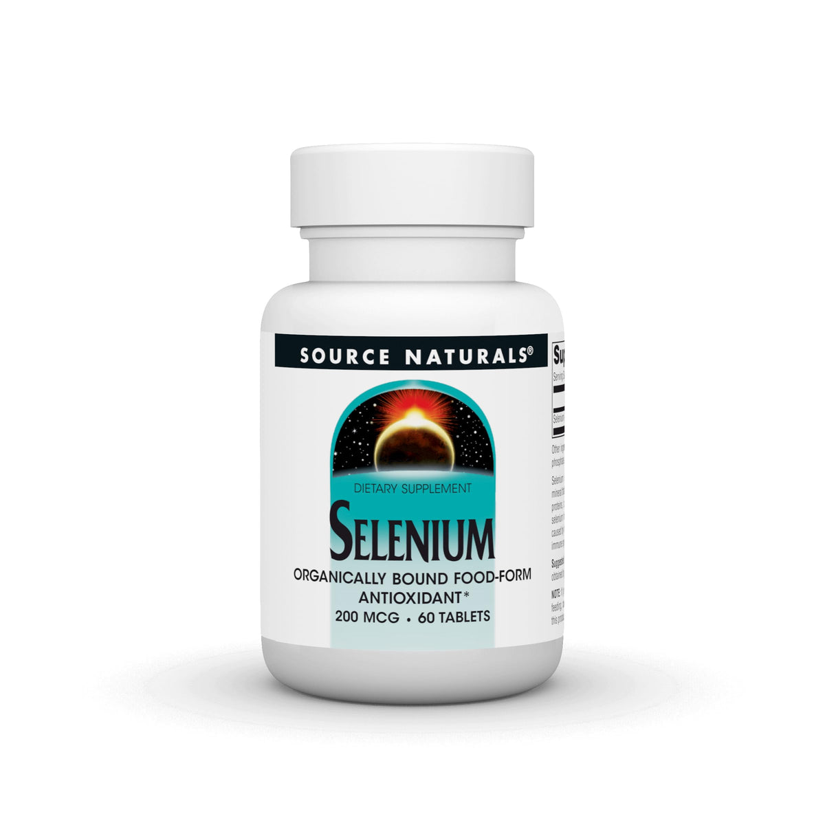 Source Naturals Complément Alimentaire Sélénium 200 mcg - 60 comprimés avant