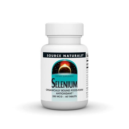 Source Naturals Complément Alimentaire Sélénium 200 mcg - 60 comprimés avant