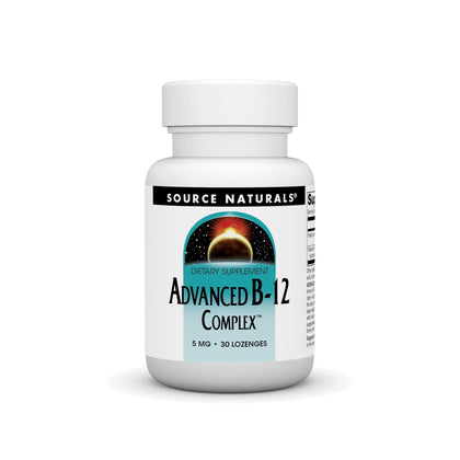 Source Naturals Complexe Avancé B-12 5 MG boîte avant vue