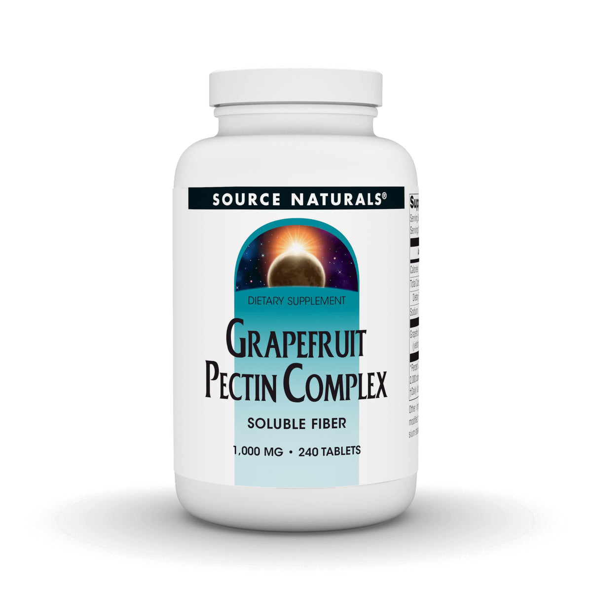 Source Naturals Complexe Pectine Pamplemousse 1000 mg 240 comprimés vue de face