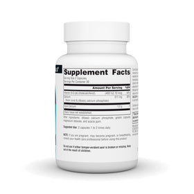 Source Naturals Coral Calcium 600mg 60 Capsules - vue latérale