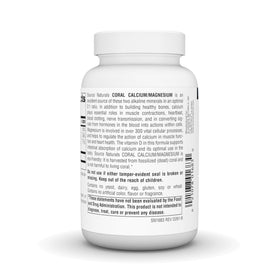 Source Naturals Coral Calcium/Magnesium capsule close-up
