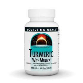 Source Naturals Curcuma avec Meriva 500 mg capsules vue avant